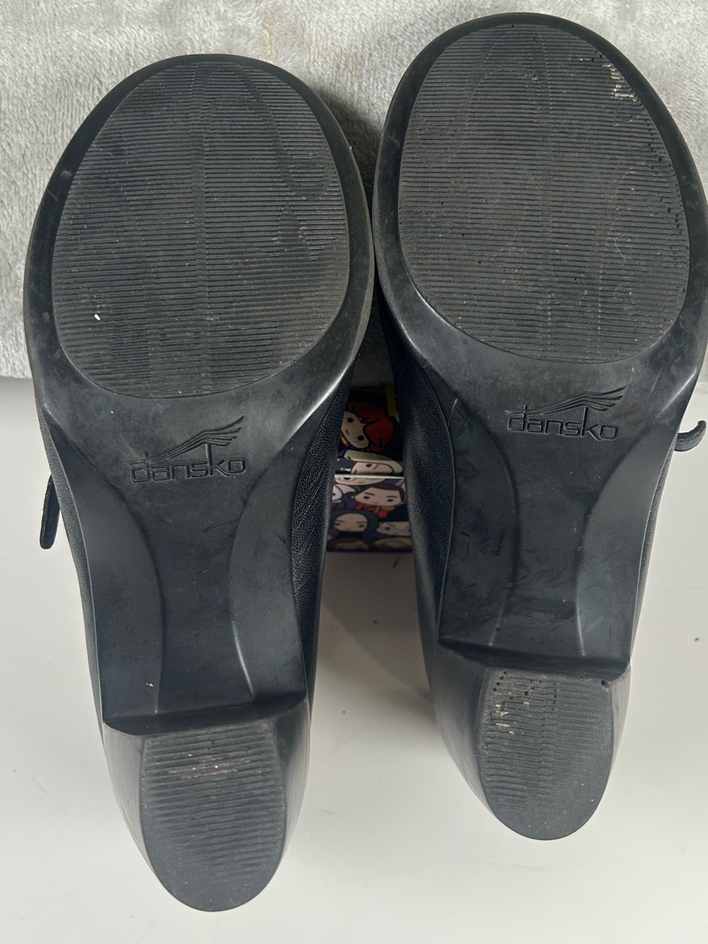 Dansko Classic Black Mary Jane Heels - Women's Comfort Pump - Picture 6 of 11